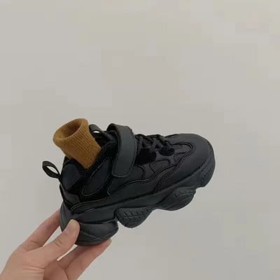 Tenisky Detské 2023 Platforma Šnurovacie Detské Značkové Ležérne Topánky Móda Batoľatá Chlapci alebo Dievčatá Športové Mäkké Podpätky Pevné Trénerky