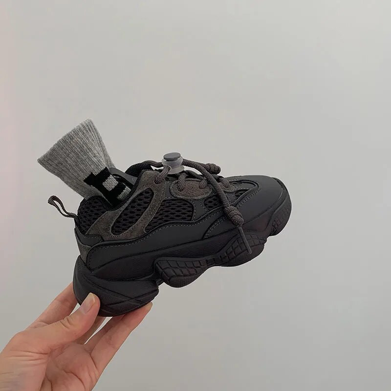 Tenisky Detské 2023 Platforma Šnurovacie Detské Značkové Ležérne Topánky Móda Batoľatá Chlapci alebo Dievčatá Športové Mäkké Podpätky Pevné Trénerky