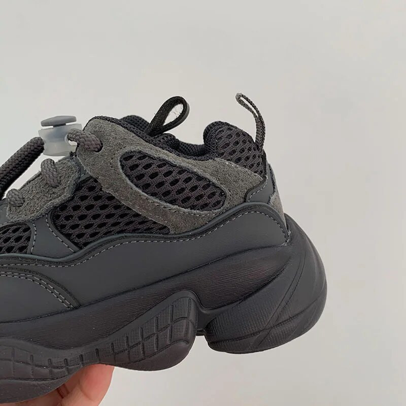 Tenisky Detské 2023 Platforma Šnurovacie Detské Značkové Ležérne Topánky Móda Batoľatá Chlapci alebo Dievčatá Športové Mäkké Podpätky Pevné Trénerky