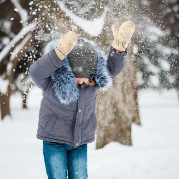 Детски зимни ски ръкавици Сладки анимационни топли ръкавици Нехлъзгащи се ветроустойчиви водоустойчиви спортни ръкавици на открито за деца Момчета Момичета