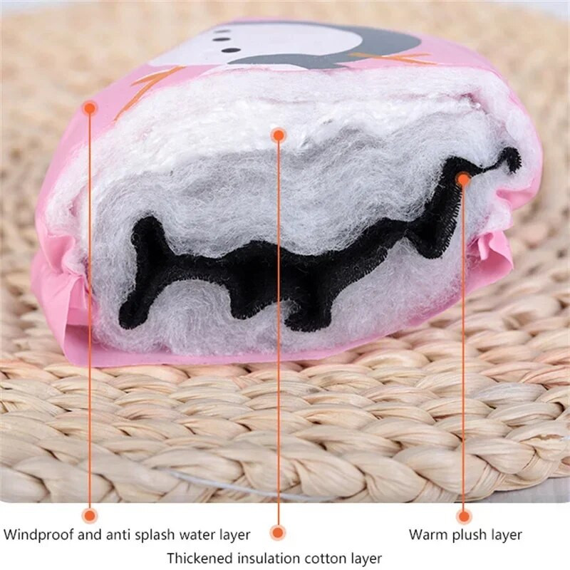 Χειμώνας 3-10 χρονών Παιδικά γάντια σκι Γάντια κινουμένων σχεδίων κουνέλι αθλητικά γάντια αντιανεμικά αδιάβροχα γάντια χοντρά ζεστά γάντια για αγόρια κορίτσια