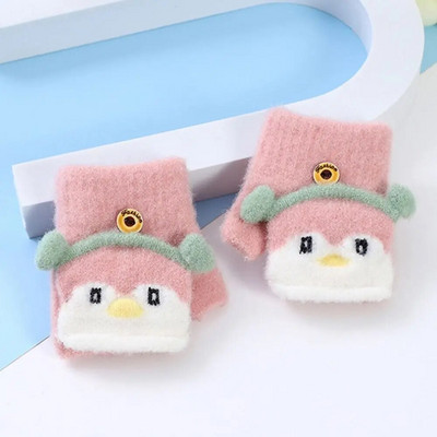 Laste multifilmid talvel soojad paksud labakindad beebitüdruk poistele kootud sõrmedeta kindad lastele talvekindad 0–3-aastased lapsed