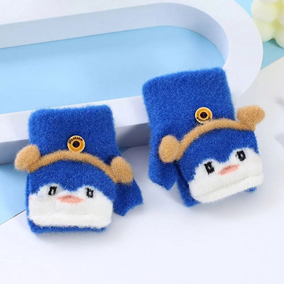 Laste multifilmid talvel soojad paksud labakindad beebitüdruk poistele kootud sõrmedeta kindad lastele talvekindad 0–3-aastased lapsed