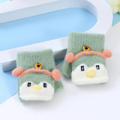 Laste multifilmid talvel soojad paksud labakindad beebitüdruk poistele kootud sõrmedeta kindad lastele talvekindad 0–3-aastased lapsed