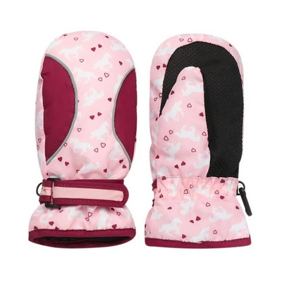 Nauji Mieli Vaikai Žiema Sniego Šiltos Pirštinės berniukams Mergaitėms Slidinėjimo Snieglentės Pirštinės Neperšlampamos Vėjui Neperšlampamos Storos Laikykite Šiltai Pirštinės