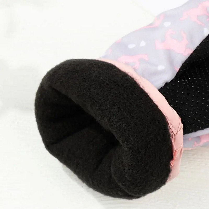 Nauji Mieli Vaikai Žiema Sniego Šiltos Pirštinės berniukams Mergaitėms Slidinėjimo Snieglentės Pirštinės Neperšlampamos Vėjui Neperšlampamos Storos Laikykite Šiltai Pirštinės