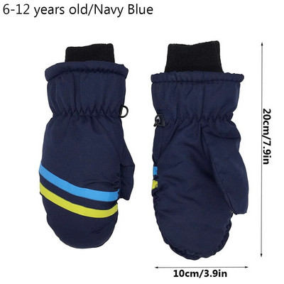 Vaikams Žiemos Sniego Slidinėjimo Pirštinės Lauke Neperšlampamos Šiltos Pirštinės Šaltam Orui Snieglenčių Pirštinės Šilumos Pirštinės berniukams Mergaitėms