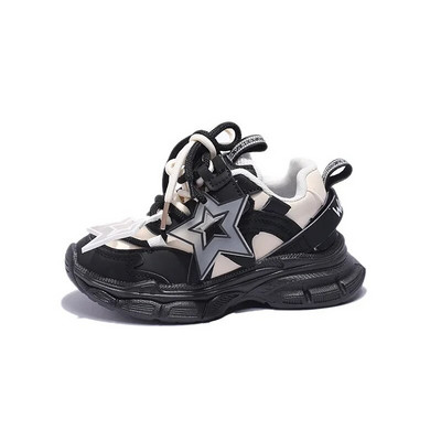 Vaikiški laisvalaikio sportiniai bateliai Madingi tinkliniai kvėpuojantys berniukų sportbačiai, 2024 m. pavasario ruduo, nauji vaikų, mergaičių berniukų, lauko bėgimo bateliai