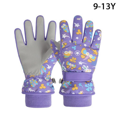 Υψηλής ποιότητας παιδικά γάντια για σκι Χειμερινά Snowboard Γάντια για αγόρια για κορίτσια αδιάβροχα χοντρά γάντια Keep Finger Warm