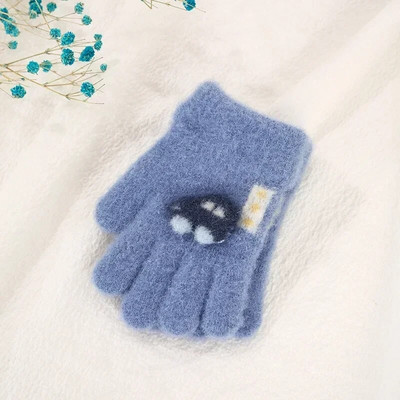 Χειμερινά πλεκτά γάντια κινουμένων σχεδίων Ζεστά γάντια νήπια Χαριτωμένα γάντια με μοτίβο υπαίθριου κινουμένων σχεδίων για παιδιά παιδικά μωρά κορίτσια αγόρια 1-3 ετών