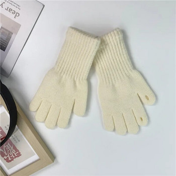 3-10 ετών Παιδικά γάντια ζεστά χειμωνιάτικα γάντια πλεκτά μάλλινα παιδικά γάντια γάντια με οθόνη αφής χειμωνιάτικα αξεσουάρ για παιδιά