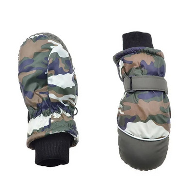 Νέα Παιδικά Χειμερινά Χιόνια Ζεστά Γάντια Παιδικά Αγόρια Κορίτσια Σκι Γάντια Snowboard Εξωτερικά Αντιανεμικά Αδιάβροχα Χονδρά Γάντια για 3-5 χρόνια