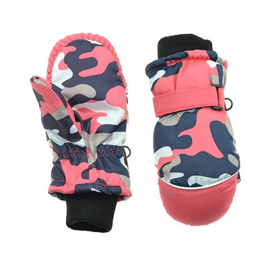 Νέα Παιδικά Χειμερινά Χιόνια Ζεστά Γάντια Παιδικά Αγόρια Κορίτσια Σκι Γάντια Snowboard Εξωτερικά Αντιανεμικά Αδιάβροχα Χονδρά Γάντια για 3-5 χρόνια