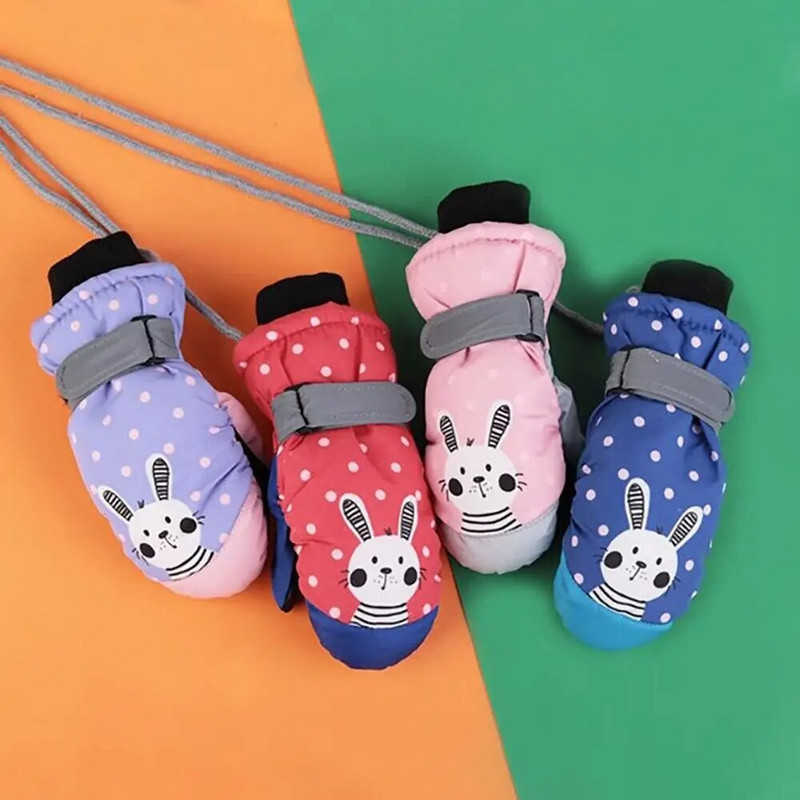 Nauji Vaikai Vaikai Žiema Sniego Šiltos Pirštinės Berniukai Mergaitės Slidinėjimo Snieglentė Neperšlampama Vėjui Atsparus Vandeniui Storas Laikyti Šiltai Žiemą Privaloma