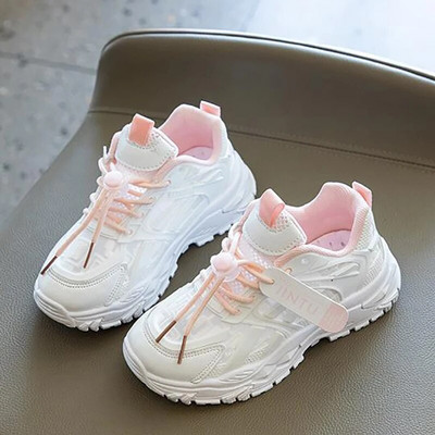 Detské tenisky pre dievčatá a chlapcov, letné nové ležérne športové topánky, pohodlné priedušné bežecké topánky, biele balerínky, veľkosť 26~37#