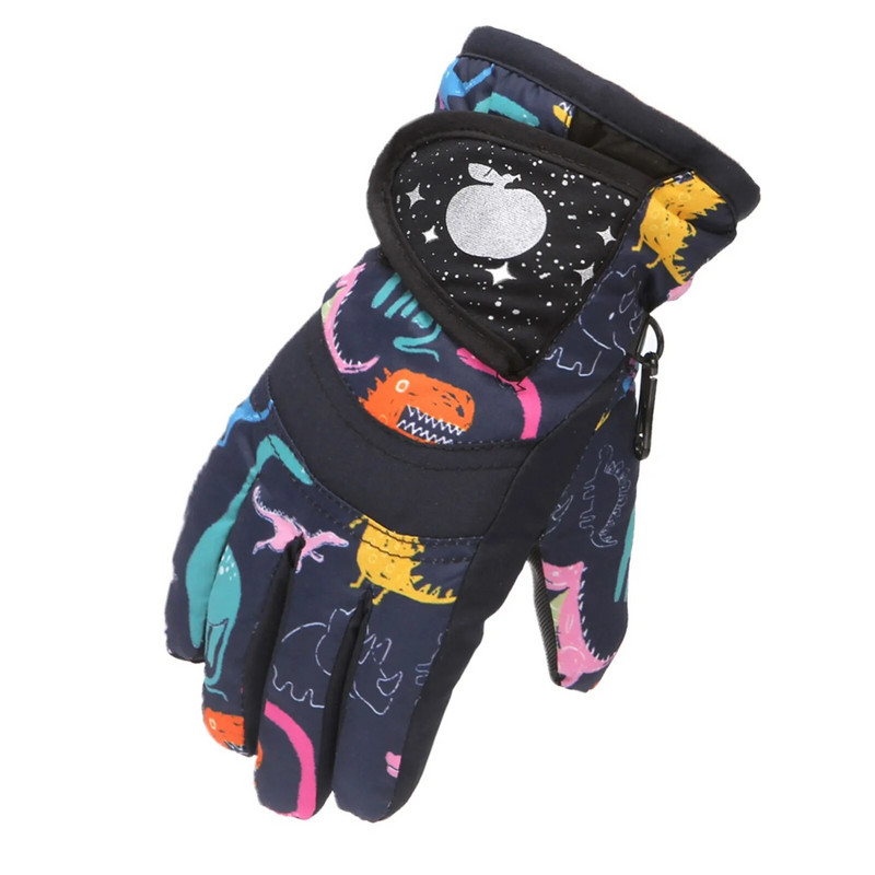 3-8Y Kids Girls Snow Snowboard Gloves Thicken Ζεστά αδιάβροχα παιδικά γάντια σκι Γάντια υπαίθριου αθλητισμού Γάντια ποδηλασίας σκι