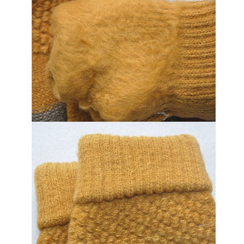 Warmom for 16Y Winter Touch Screen Gloves Boy Girl Thicken Warm Knitted Stretch Gloves Ακρυλικά γάντια για σκι εξωτερικού χώρου με πλήρες δάχτυλο