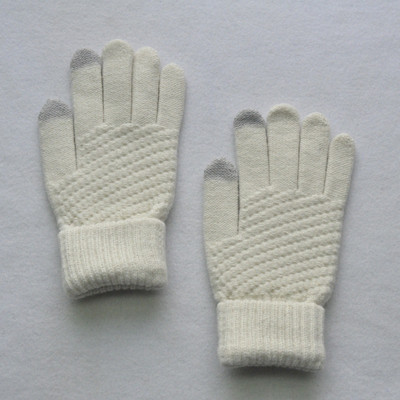 Soe 16-aastane talv puutetundliku ekraaniga kindad, poiss, tüdruk, paksud, soojad kootud venivad kindad, akrüülist täissõrmega välissuusakindad