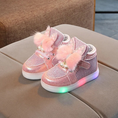 Pantofi pentru copii cu lampă Copii Bebeluși Fete Băieți Pantofi de toamnă pentru petrecere a timpului liber Pantofi sport cu LED-uri Luminoși pentru alergare Pantofi iluminați infantil