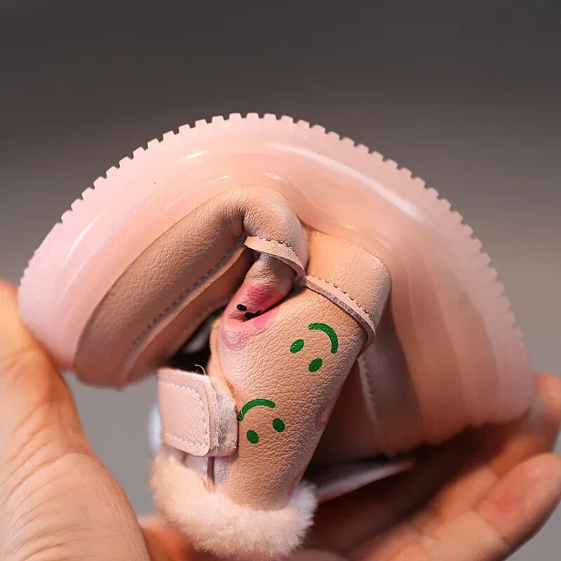 Παιδικά βαμβακερά παπούτσια για κορίτσια Led Lighted βελούδινα παπούτσια για χειμερινά αντιολισθητικά ψηλά αθλητικά παπούτσια Φωτεινό παιδικό casual αθλητικό παπούτσια