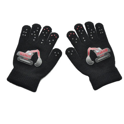 Warmom New Fashion Lapsed Paksud silmkoelised kindad Soojad talvekindad Lastele Stretch labakindad Poistele Tüdrukutele Imiku aksessuaarid vanuses 5-11 a