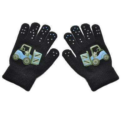 Warmom New Fashion Lapsed Paksud silmkoelised kindad Soojad talvekindad Lastele Stretch labakindad Poistele Tüdrukutele Imiku aksessuaarid vanuses 5-11 a