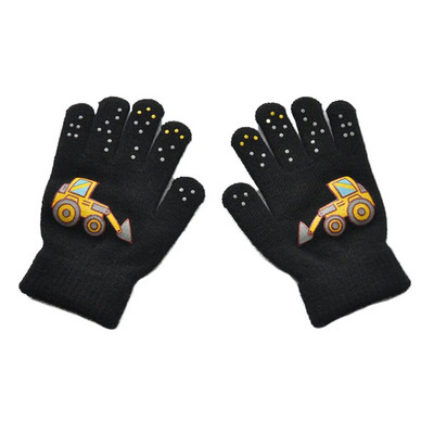 Warmom New Fashion Lapsed Paksud silmkoelised kindad Soojad talvekindad Lastele Stretch labakindad Poistele Tüdrukutele Imiku aksessuaarid vanuses 5-11 a