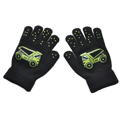 Warmom New Fashion Lapsed Paksud silmkoelised kindad Soojad talvekindad Lastele Stretch labakindad Poistele Tüdrukutele Imiku aksessuaarid vanuses 5-11 a