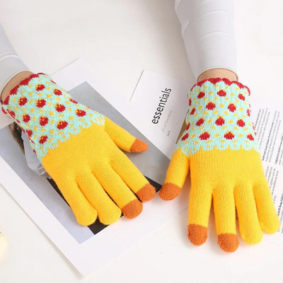 Warmom Dječaci Djevojčice Djeca Tople zimske rukavice otporne na vjetar s tiskanim rukavicama za bebe Podebljani božićni poklon za djecu