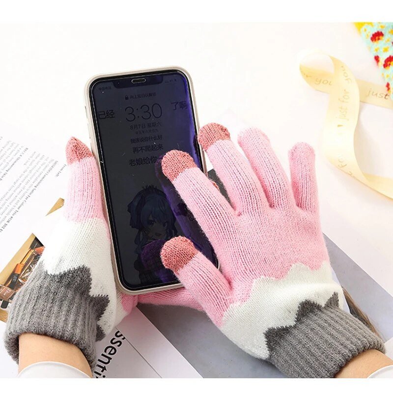 Warmom Dječaci Djevojčice Djeca Tople zimske rukavice otporne na vjetar s tiskanim rukavicama za bebe Podebljani božićni poklon za djecu