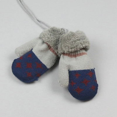 Ζεστά Παιδικά Γάντια Χειμωνιάτικα Ζεστά Μικρό Αστέρι Μοτίβο για Πύκνωση και Ζεστό Χαριτωμένο κινούμενα σχέδια για μωρά αγόρια κορίτσια Κρεμαστά γάντια στον λαιμό