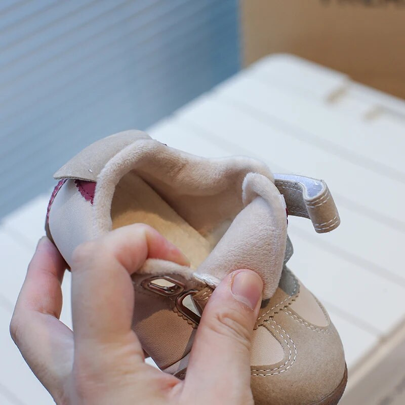 Pantofi sport ocazional pentru copii Four Seasons Talpă moale, antiderapante, pentru studenți, ortografie, culoare, îngroșată, caldă, pantofi pentru copii