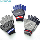 Warmom Particle Αντιολισθητικά Γάντια Ζεστά Πλεκτά Χειμωνιάτικα Ζεστά Παιδικά Γάντια Υψηλής Ελαστικότητας Γάντια ασορτί χρώματος με πέντε δάχτυλα