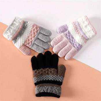 Χειμερινά φθινοπωρινά μαλακά πλεκτά γάντια μωρού Ολόκληρα δάχτυλα Παιδικά κορίτσια αγόρια γάντια Παιδικά γάντια εξωτερικού χώρου 3-8 ετών