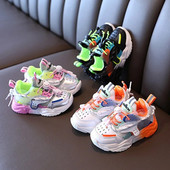 Παιδικά καθημερινά αθλητικά παπούτσια Μικρά αγόρια για κορίτσια Παπούτσια για τρέξιμο Διχτυωτό αναπνεύσιμα παιδικά παπούτσια Άνοιξη φθινόπωρο Ευέλικτα αθλητικά παπούτσια τένις