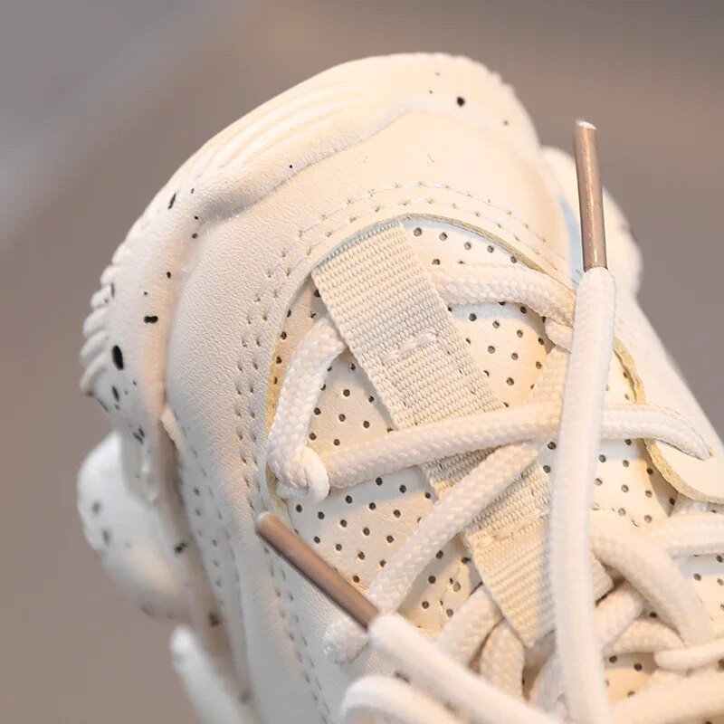 Dječje tenisice za dječake, prozračne debele potplate, dječje cipele za djevojčice, modne cipele za slobodno vrijeme na vezanje, neklizajuće tenisice za trčanje Tenis Masculino