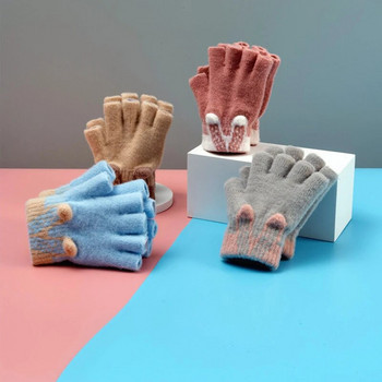 Ζεστά χειμωνιάτικα παιδιά Χαριτωμένα γλυκά καρτούν Πυκνωμένα ζεστά γάντια αγόρια κορίτσια Υπέροχα ζεστά γάντια εξωτερικού χώρου Παιδικά γάντια κατά του κρύου
