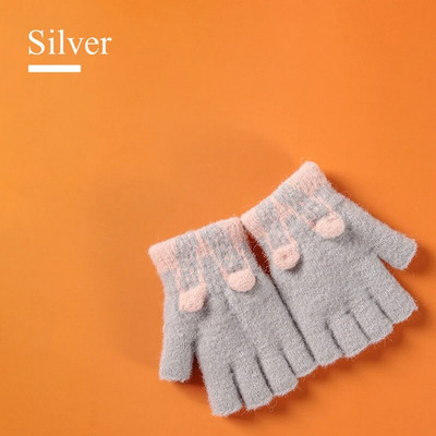 Ζεστά χειμωνιάτικα παιδιά Χαριτωμένα γλυκά καρτούν Πυκνωμένα ζεστά γάντια αγόρια κορίτσια Υπέροχα ζεστά γάντια εξωτερικού χώρου Παιδικά γάντια κατά του κρύου