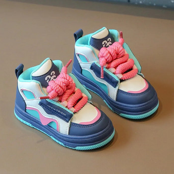 Детски ежедневни спортни обувки Детски високи бордови обувки Удобни за деца Обувки Момчета Момичета Баскетболни маратонки Zapatillas Mujer