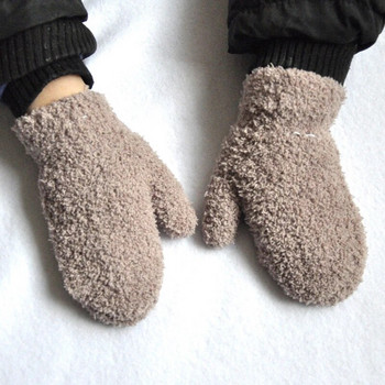 Warmom βελούδινα χοντρά ζεστά βρεφικά γάντια Winter Plus βελούδινα γάντια Παιδικά Παιδικά κοραλλιογενή φλις γάντια για παιδιά 1-4 ετών