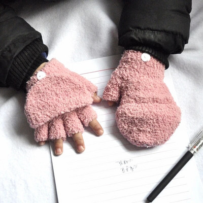 Warmom Plush, groase, calde, mănuși pentru bebeluși, iarnă plus mănuși de catifea pentru copii, pentru copii, din lână coral, mănuși cu degete întregi, pentru 1-4 ani, mănuși pentru copii