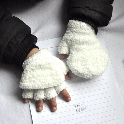 Warmom Plush, groase, calde, mănuși pentru bebeluși, iarnă plus mănuși de catifea pentru copii, pentru copii, din lână coral, mănuși cu degete întregi, pentru 1-4 ani, mănuși pentru copii