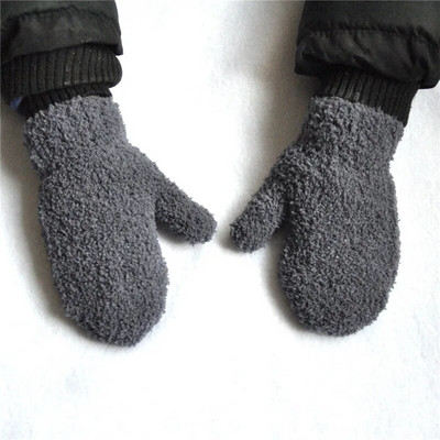 Warmom Plush, groase, calde, mănuși pentru bebeluși, iarnă plus mănuși de catifea pentru copii, pentru copii, din lână coral, mănuși cu degete întregi, pentru 1-4 ani, mănuși pentru copii