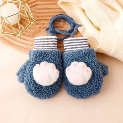 Warmom ružičaste plišane dječje rukavice u obliku suncokreta Thicken Božićni darovi za djecu Rukavice za bebe Lijepe slatke dječje rukavice za 0-4 godine