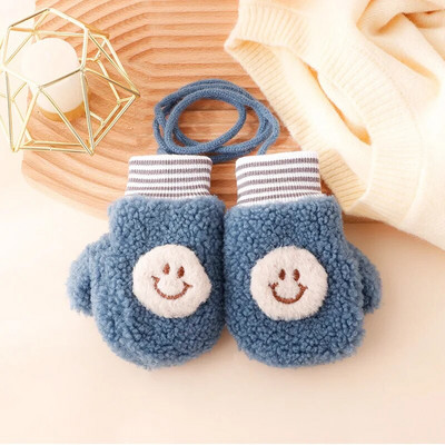 Warmom ružičaste plišane dječje rukavice u obliku suncokreta Thicken Božićni darovi za djecu Rukavice za bebe Lijepe slatke dječje rukavice za 0-4 godine