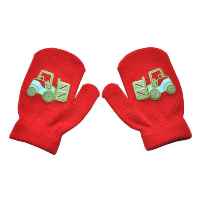 Soojad Beebi Kindad Talvised Poisid Tüdrukud Kootud Kindad Soe nöör Täissõrmega labakindad Kindad Lastele Lastele Väikelapsele Sõrm Wamrer