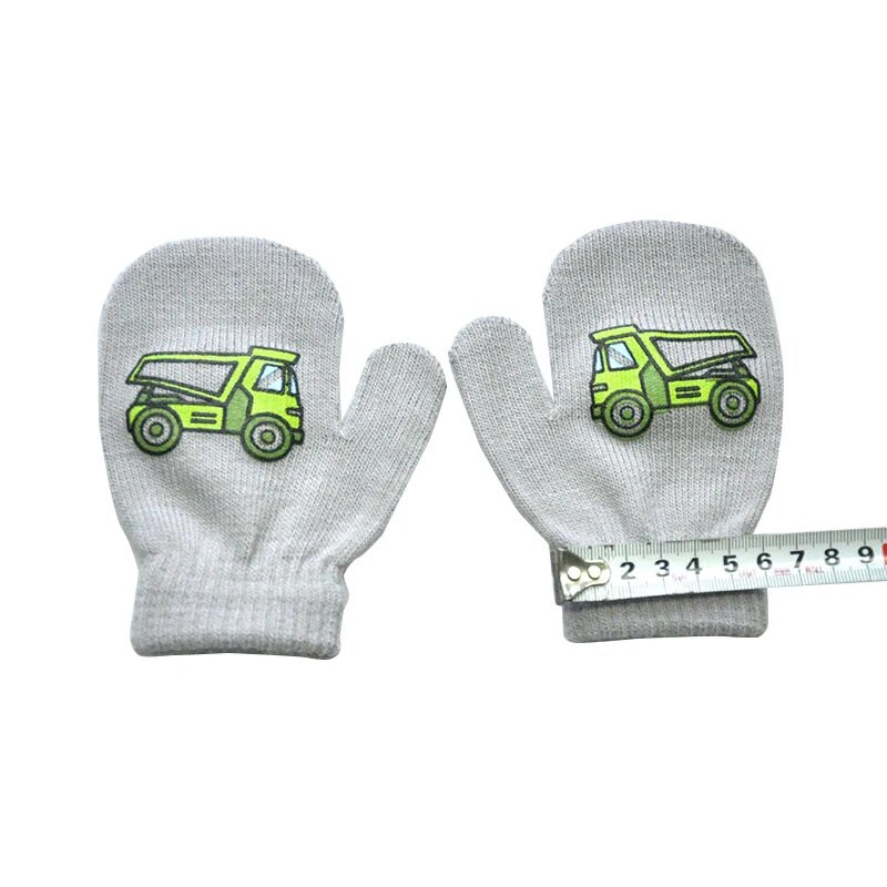 Soojad Beebi Kindad Talvised Poisid Tüdrukud Kootud Kindad Soe nöör Täissõrmega labakindad Kindad Lastele Lastele Väikelapsele Sõrm Wamrer