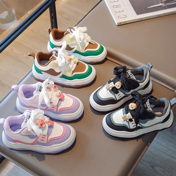 2023 Пролет Есен Нови маратонки Детски сладки анимационни ежедневни обувки Момчета Момичета Дишащи скейт обувки Модни спортни обувки с връзки