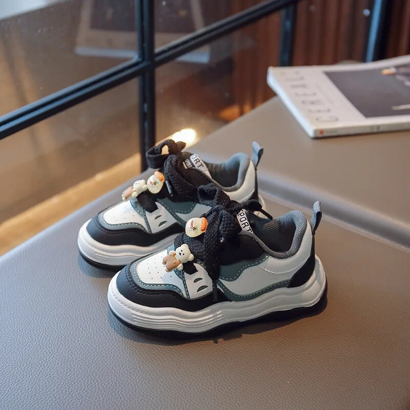 2023 Άνοιξη Φθινόπωρο Νέα αθλητικά παπούτσια Παιδικά Χαριτωμένα κινούμενα σχέδια Casual Παπούτσια για αγόρια κορίτσια που αναπνέουν Παπούτσια Skate Μόδα Lace Up Αθλητικά παπούτσια