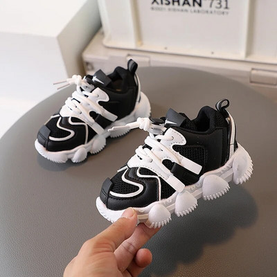 Pantofi casual respirabili pentru copii Pantofi sport confort pentru copii Pantofi sport pentru băieți Bebeluși băieți Fete Pantofi sport unisex cu plasă în aer liber